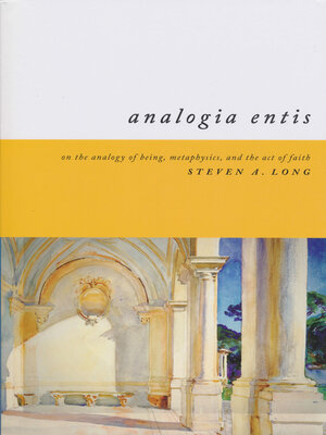 cover image of Analogia Entis